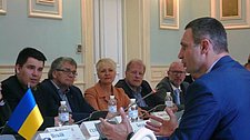 Uli Sckerl MdL im Gespräch mit Vitali Klitschko in Kiew